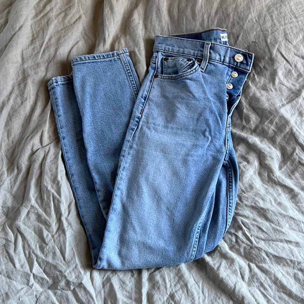 Re/Done | Straight Leg Jeans